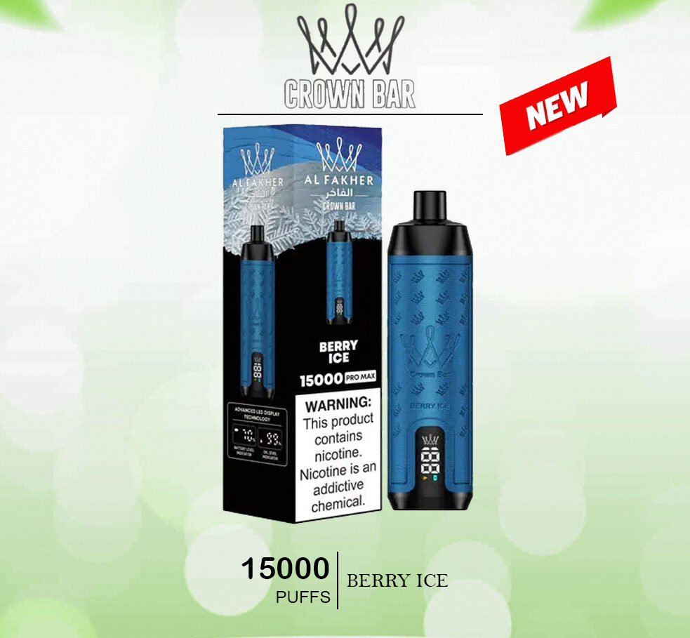 ALFAKHER CROWN BAR - BERRY ICE - 15000 PUFFS — Buy Online Australia | Buy Vape Online