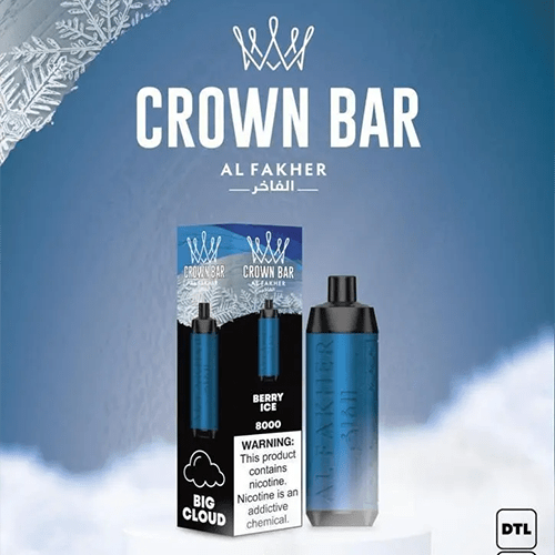 ALFAKHER CROWN BAR BERRY ICE - 8000 PUFFS — Buy Online Australia | Buy Vape Online