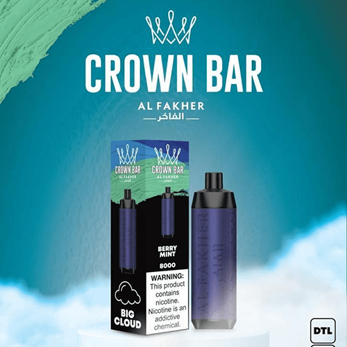ALFAKHER CROWN BAR BERRY MINT - 8000 PUFFS — Buy Online Australia | Buy Vape Online