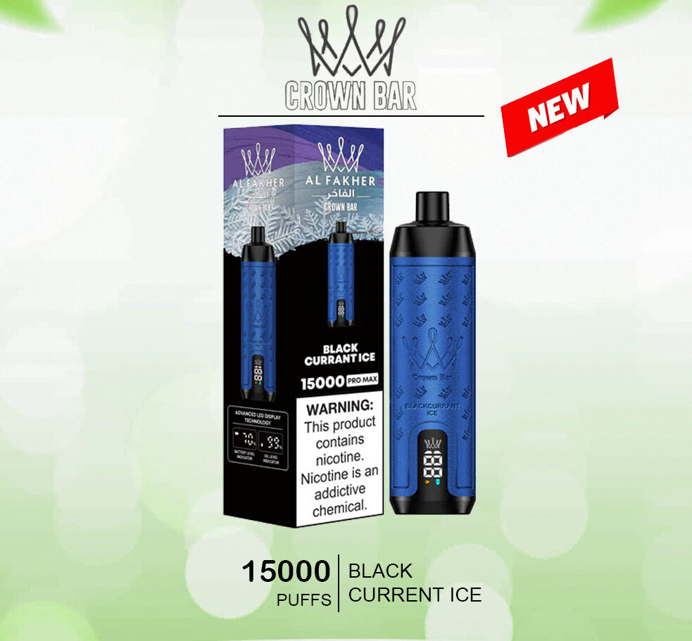 ALFAKHER CROWN BAR - BLACK CURRENT ICE - 15000 PUFFS — Buy Online Australia | Buy Vape Online