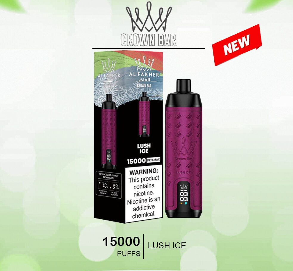 ALFAKHER CROWN BAR - LUSH ICE - 15000 PUFFS — Buy Online Australia | Buy Vape Online