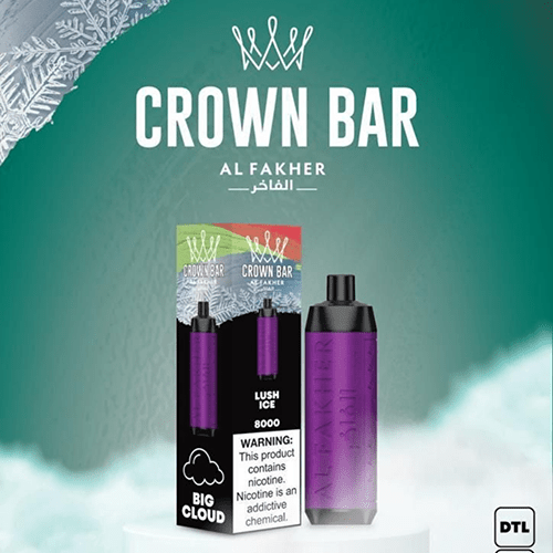 ALFAKHER CROWN BAR LUSH ICE - 8000 PUFFS — Buy Online Australia | Buy Vape Online