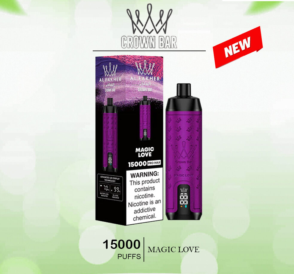 ALFAKHER CROWN BAR - MAGIC LOVE - 15000 PUFFS — Buy Online Australia | Buy Vape Online