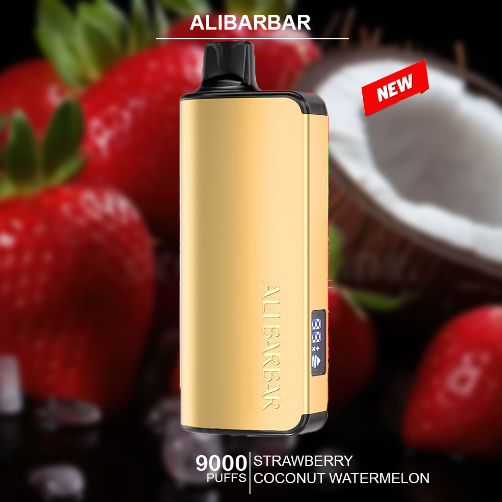 ALIBARBAR INGOT - STRAWBERRY COCONUT WATERMELON - 9000 PUFFS