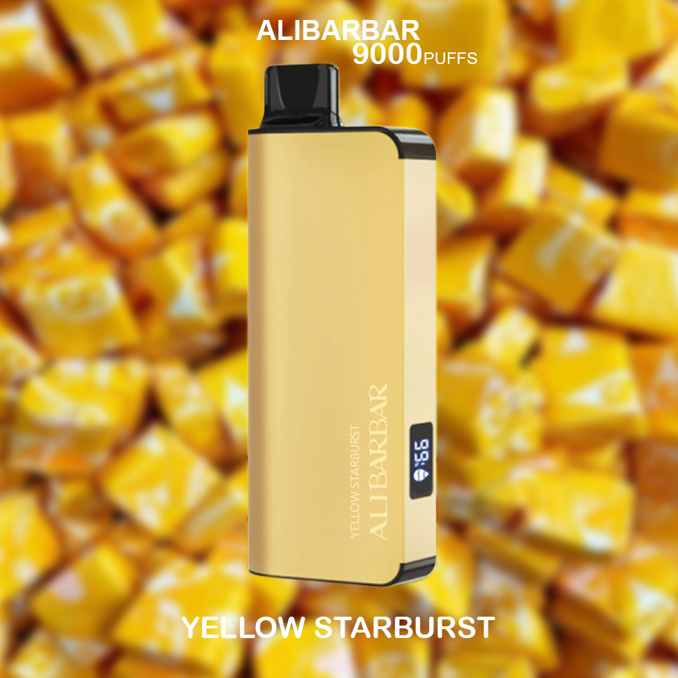 ALIBARBAR INGOT YELLOW STARBURST - 9000 PUFFS — Buy Online Australia | Buy Vape Online