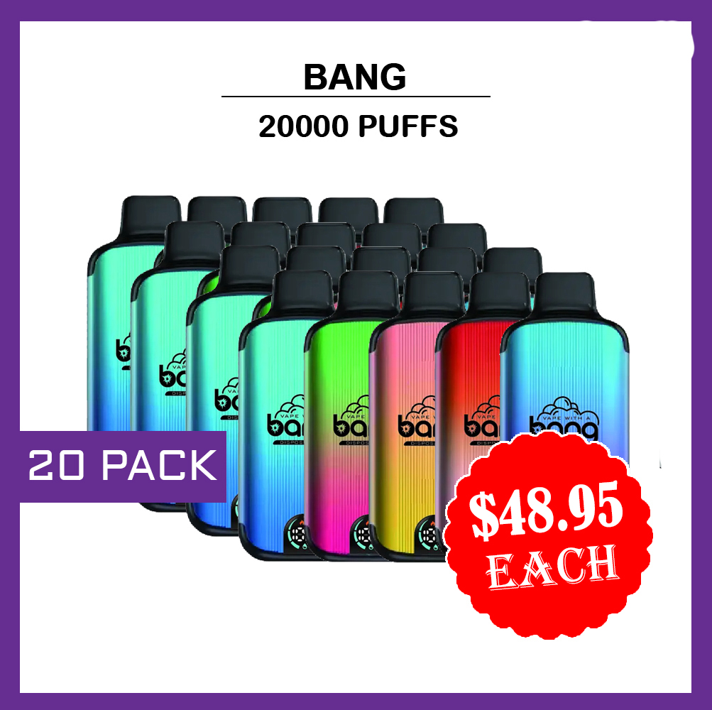 BANG - 20 PACK - 20000 PUFFS — Buy Online Australia | Buy Vape Online