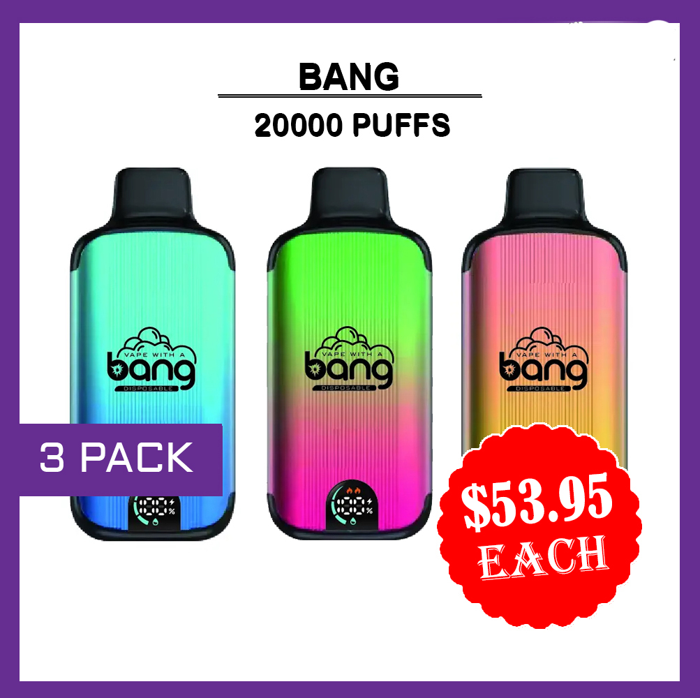 BANG - 3 PACK - 20000 PUFFS — Buy Online Australia | Buy Vape Online