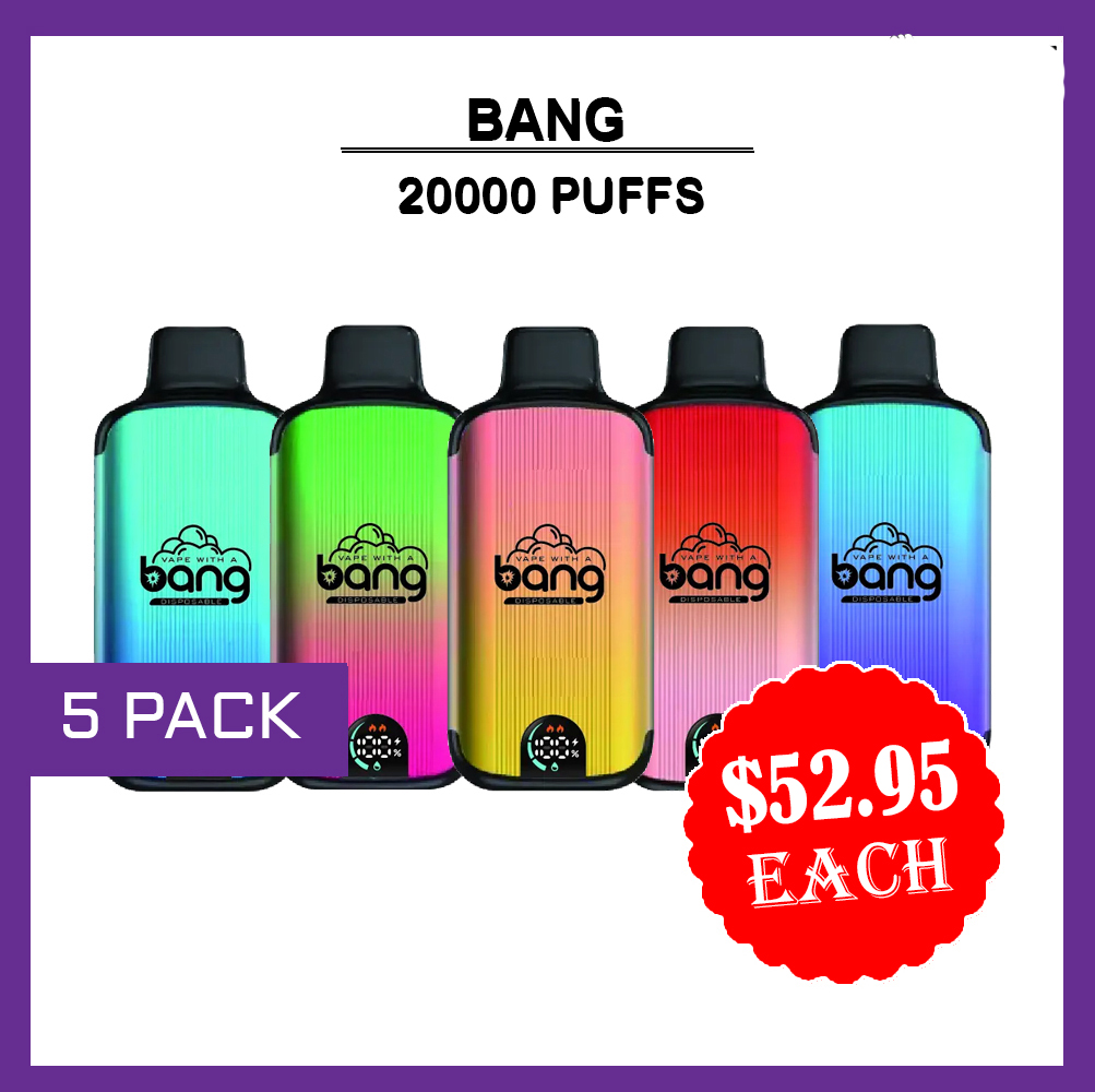 BANG - 5 PACK - 20000 PUFFS — Buy Online Australia | Buy Vape Online
