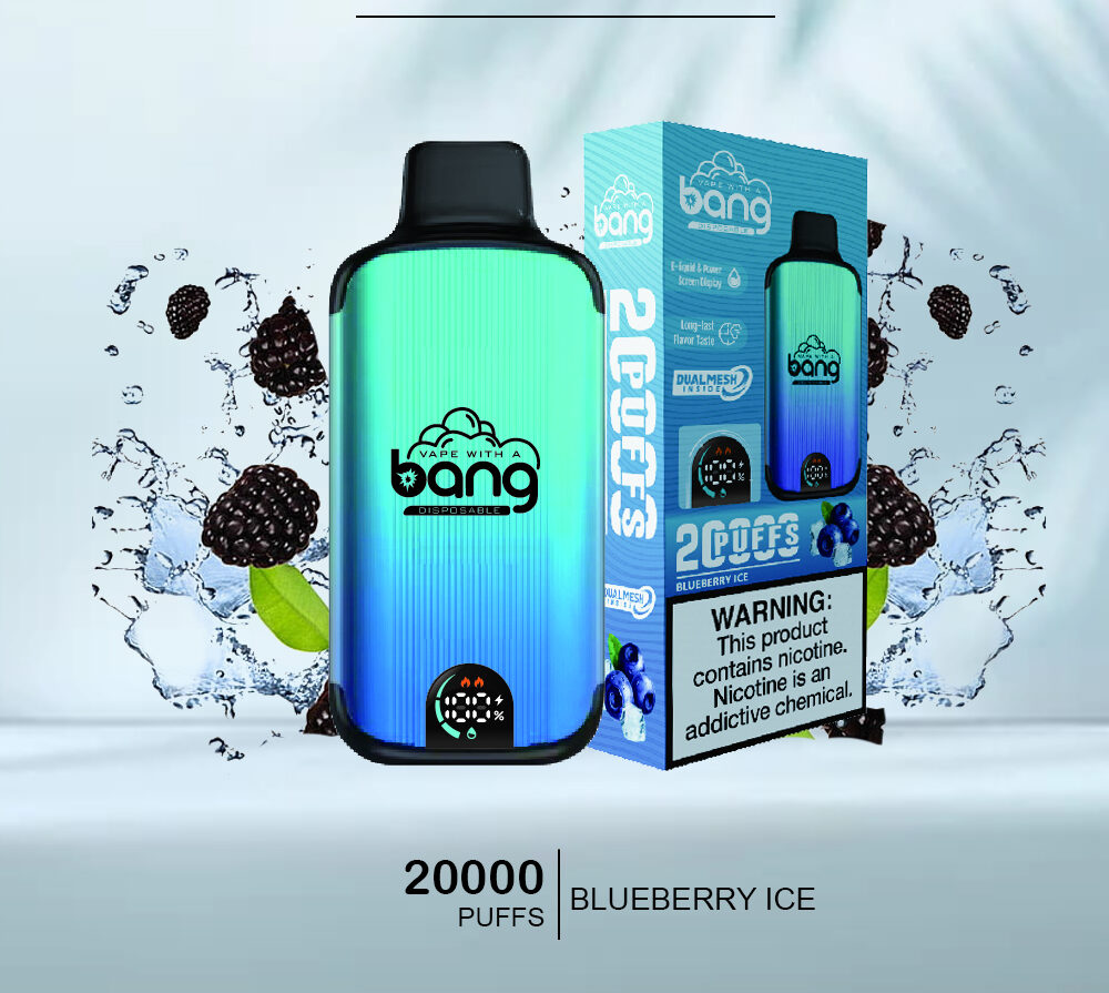 BANG - BLUEBERRY ICE - 20000 PUFFS — Buy Online Australia | Buy Vape Online