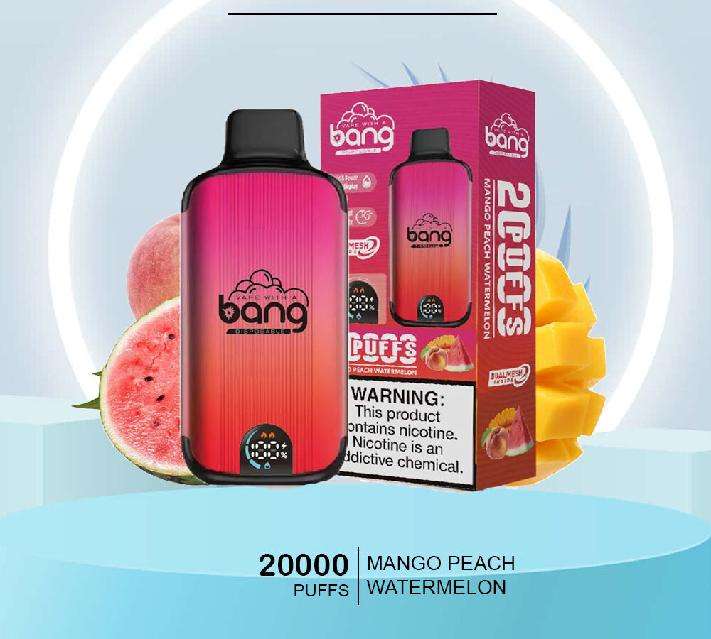 BANG - MANGO PEACH WATERMELON - 20000 PUFFS — Buy Online Australia | Buy Vape Online