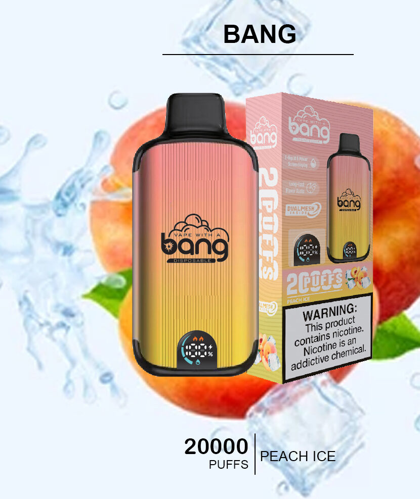 BANG - PEACH ICE - 20000 PUFFS — Buy Online Australia | Buy Vape Online