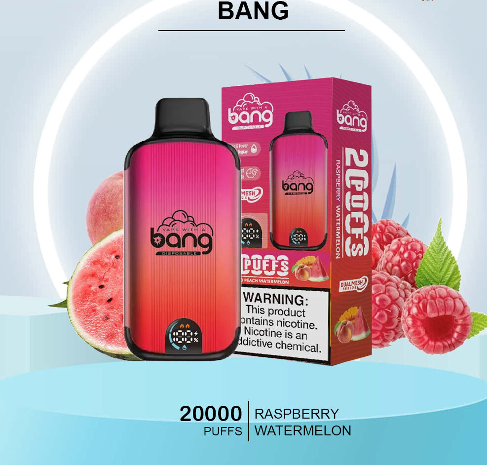 BANG - RASPBERRY WATERMELON - 20000 PUFFS — Buy Online Australia | Buy Vape Online