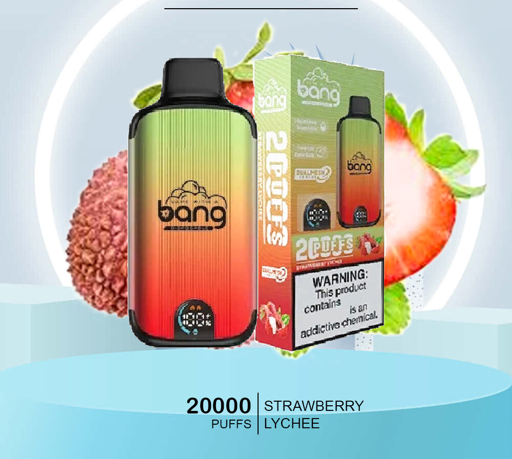 BANG - STRAWBERRY LYCHEE - 20000 PUFFS — Buy Online Australia | Buy Vape Online