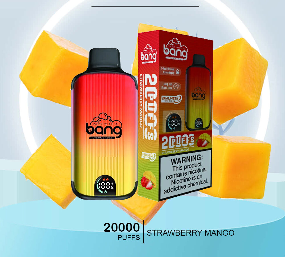 BANG - STRAWBERRY MANGO - 20000 PUFFS — Buy Online Australia | Buy Vape Online