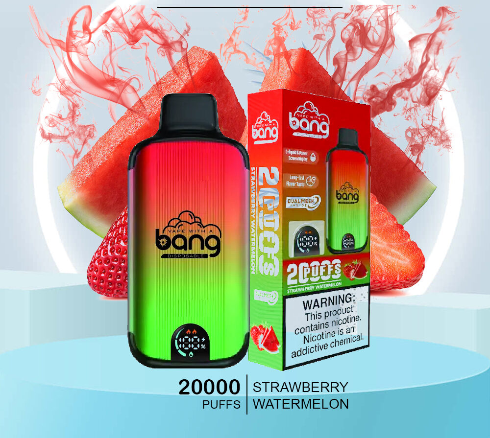 BANG - STRAWBERRY WATERMELON - 20000 PUFFS — Buy Online Australia | Buy Vape Online