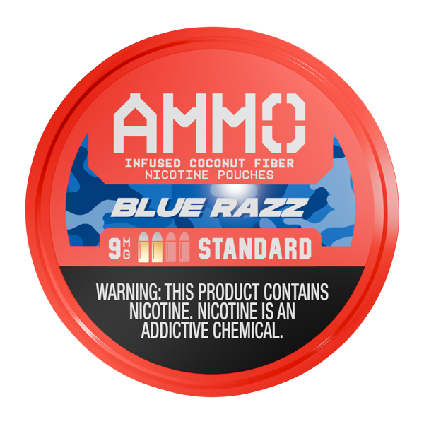 Blue Razz AMMO Nicotine Pouches — Buy Online Australia | Buy Vape Online