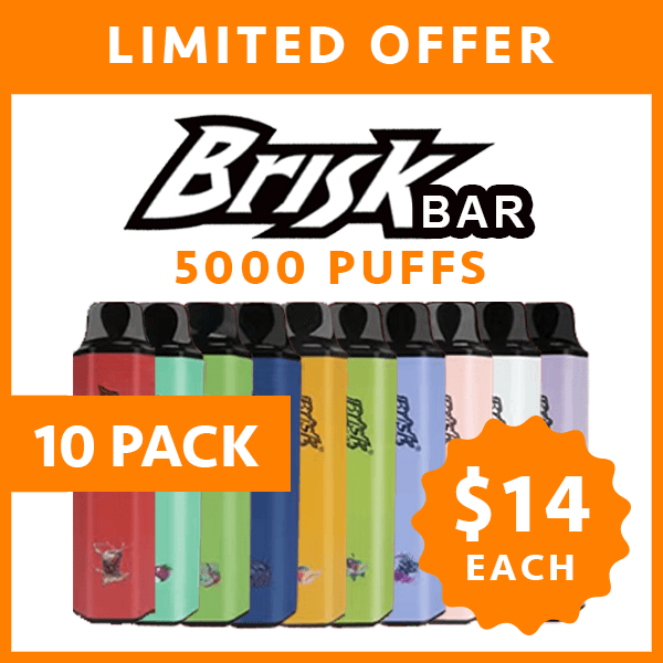 BRISK BAR - 5000 PUFFS - 10 PACK — Buy Online Australia | Buy Vape Online