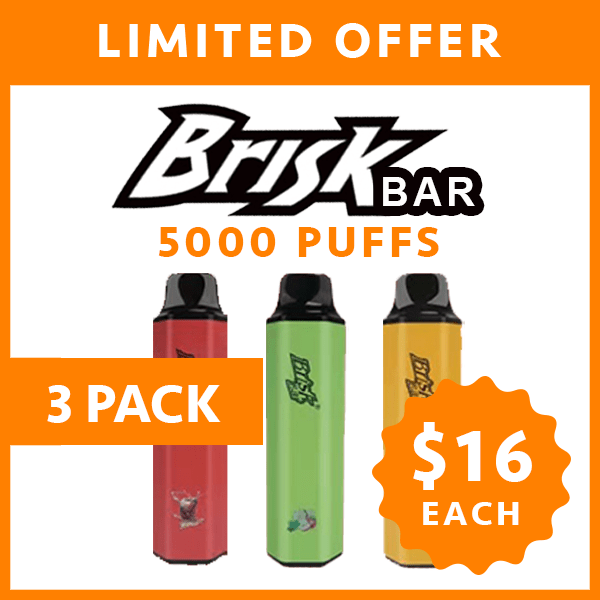 BRISK BAR - 5000 PUFFS - 3 PACK — Buy Online Australia | Buy Vape Online