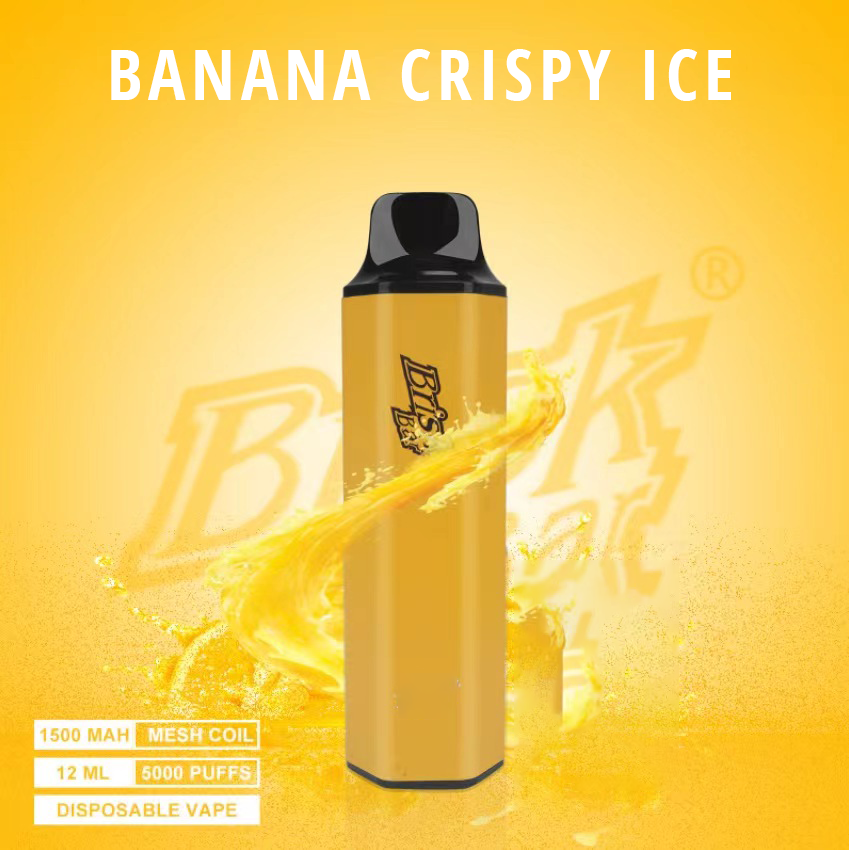 BRISK BAR BANANA CRISPY ICE - 5000 PUFFS — Buy Online Australia | Buy Vape Online