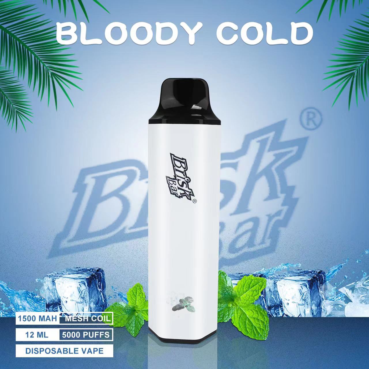 BRISK BAR BLOODY COLD - 5000 PUFFS — Buy Online Australia | Buy Vape Online