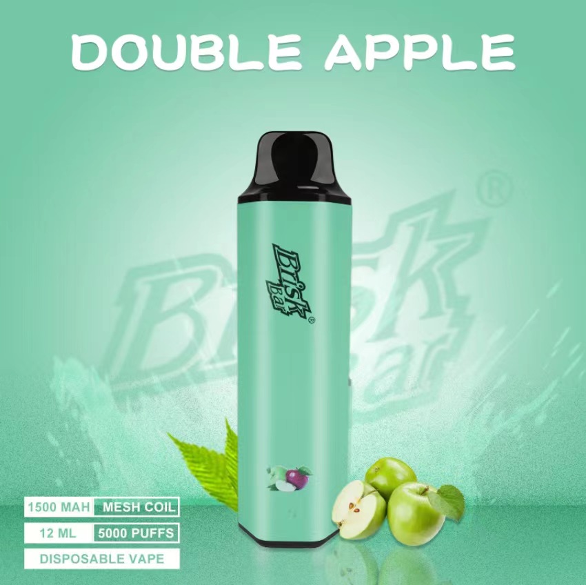 BRISK BAR DOUBLE APPLE - 5000 PUFFS — Buy Online Australia | Buy Vape Online