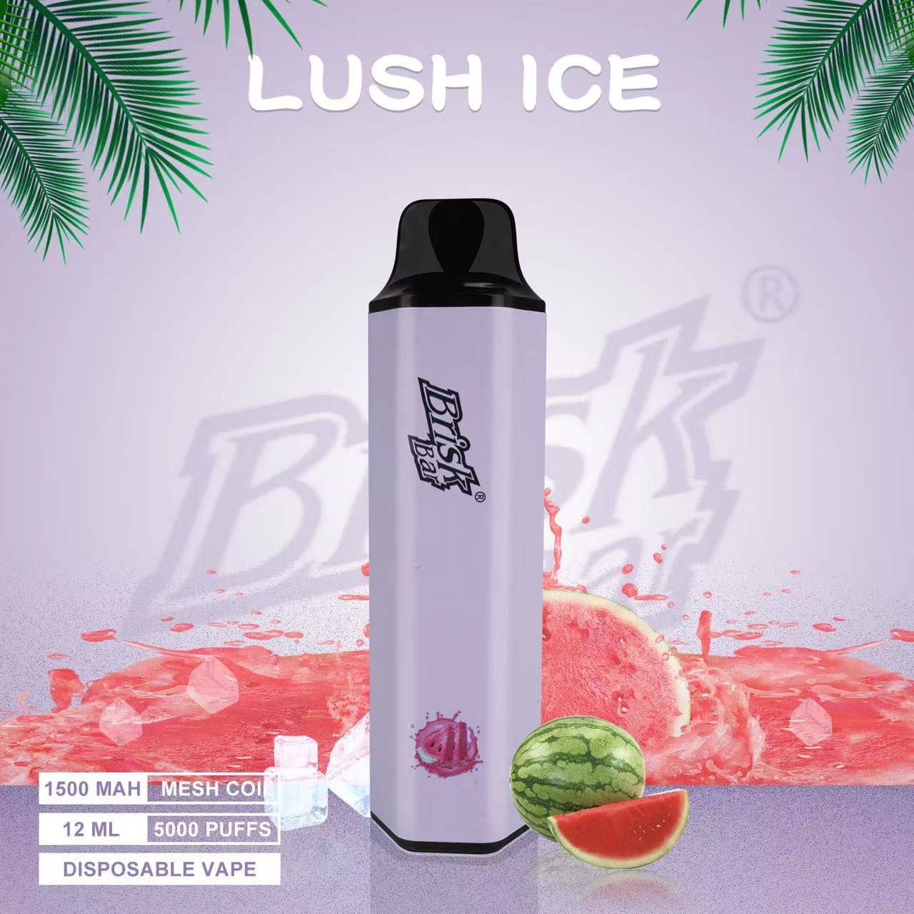 BRISK BAR LUSH ICE - 5000 PUFFS — Buy Online Australia | Buy Vape Online