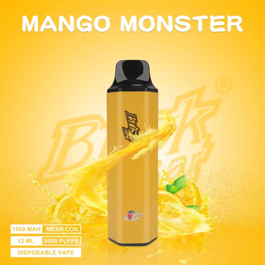 BRISK BAR MANGO MONSTER - 5000 PUFFS — Buy Online Australia | Buy Vape Online