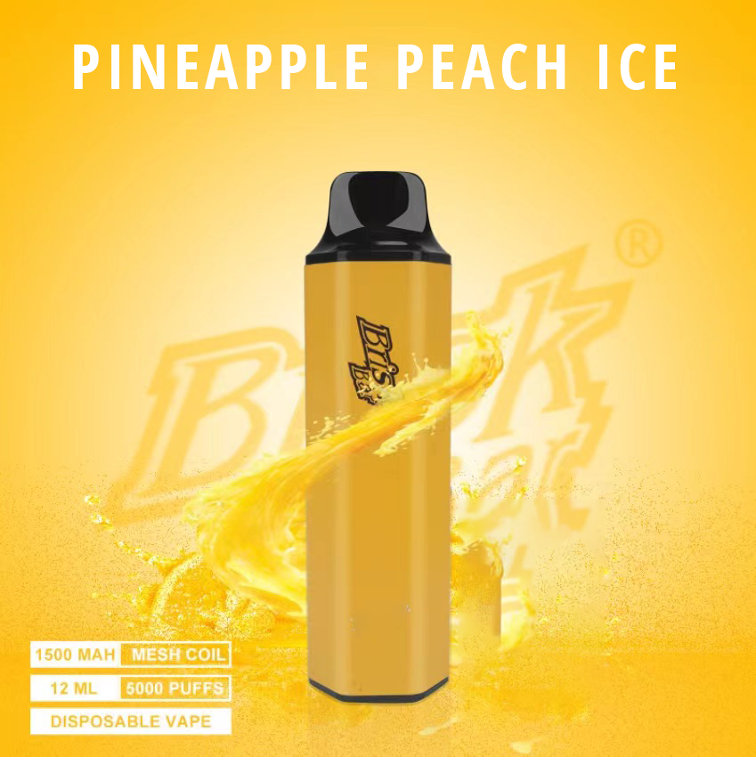 BRISK BAR PINEAPPLE PEACH ICE - 5000 PUFFS — Buy Online Australia | Buy Vape Online