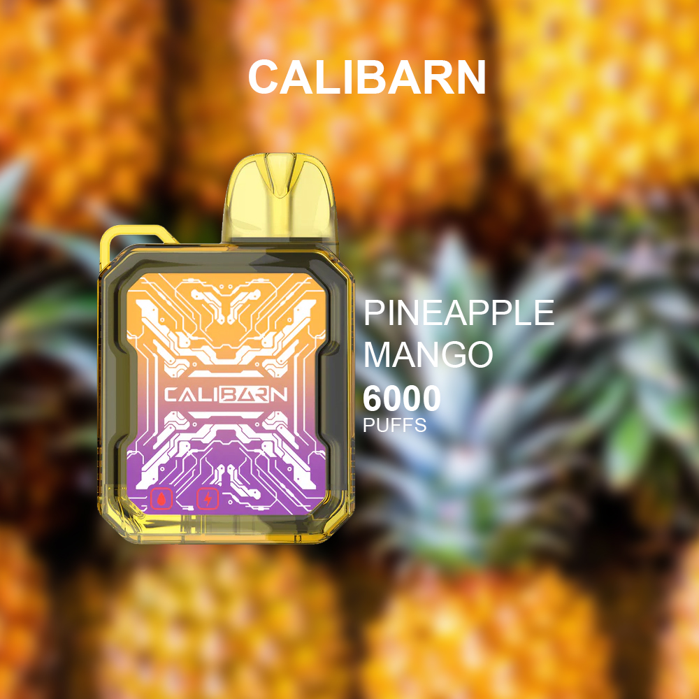 CALIBARN PINEAPPLE MANGO - 6000 PUFFS — Buy Online Australia | Buy Vape Online