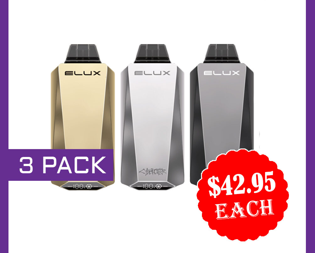 ELUX 15000 PUFFS - 3 PACK — Buy Online Australia | Buy Vape Online