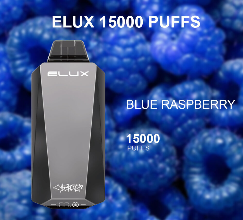 ELUX BLUE RASPBERRY - 15000 PUFFS — Buy Online Australia | Buy Vape Online