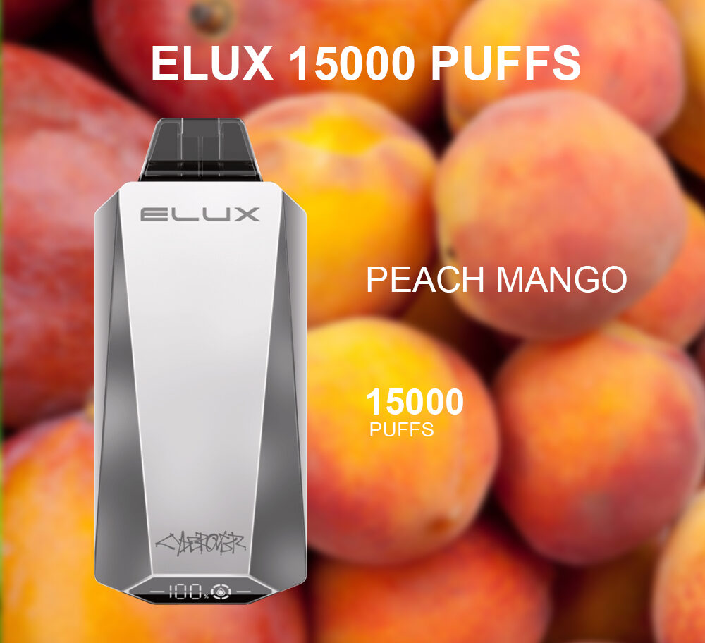 ELUX PEACH MANGO - 15000 PUFFS — Buy Online Australia | Buy Vape Online