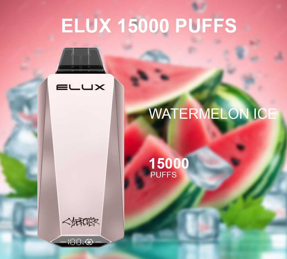 ELUX WATERMELON ICE - 15000 PUFFS — Buy Online Australia | Buy Vape Online