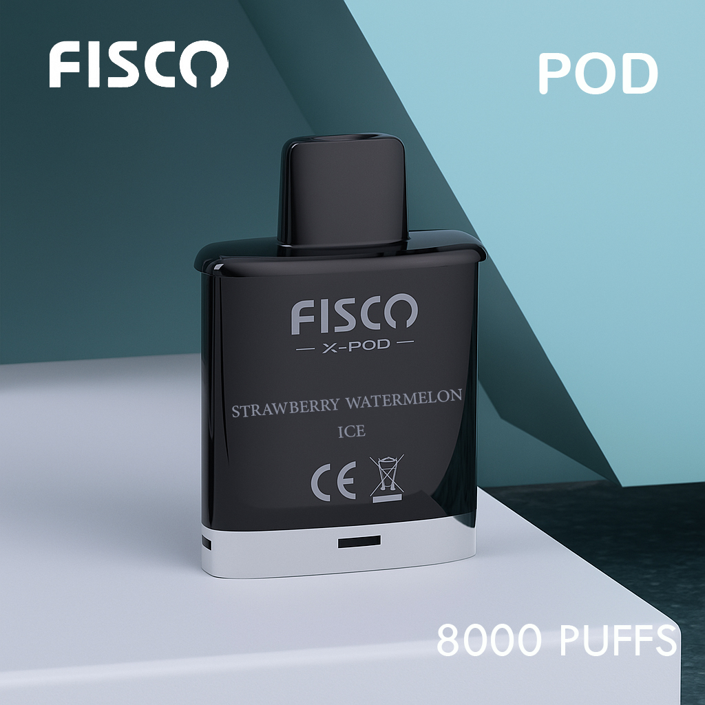 FISCO XPOD STRAWBERRY WATERMELON ICE - 8000 PUFFS (POD ONLY) — Buy Online Australia | Buy Vape Online