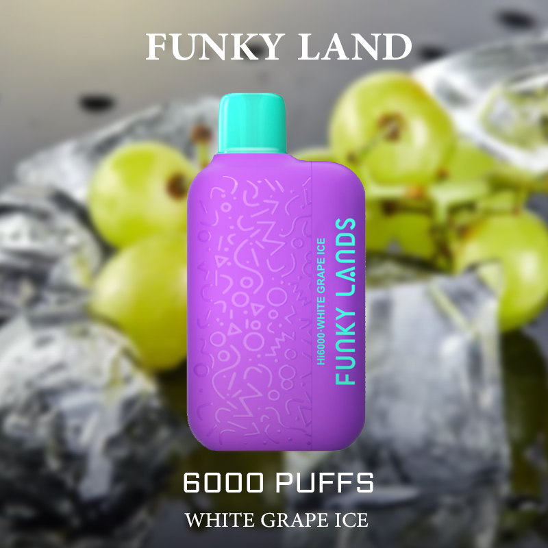 FUNKY LAND WHITE GRAPE ICE - 6000 PUFFS — Buy Online Australia | Buy Vape Online