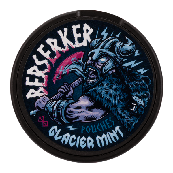 Glacier Mint BERSERKER Caffeine Pouch — Buy Online Australia | Buy Vape Online