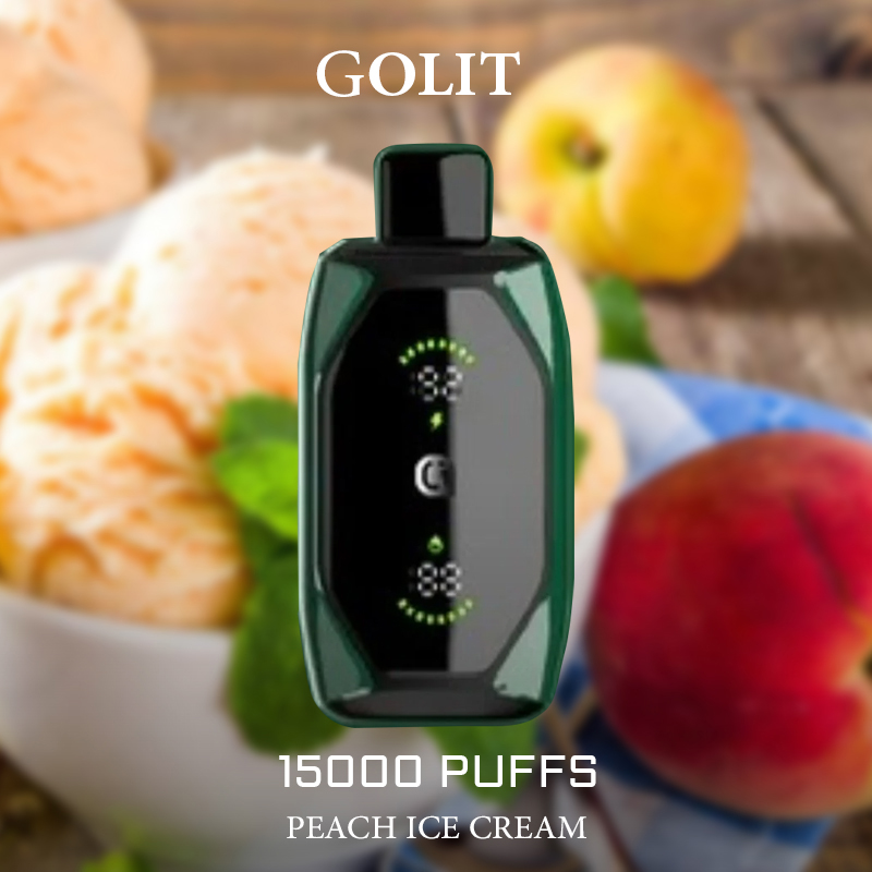 GOLIT PEACH ICE CREAM - 15000 PUFFS — Buy Online Australia | Buy Vape Online