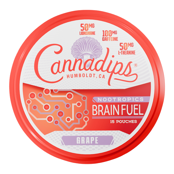 Grape CANNADIPS Brain Fuel Pouches — Buy Online Australia | Buy Vape Online