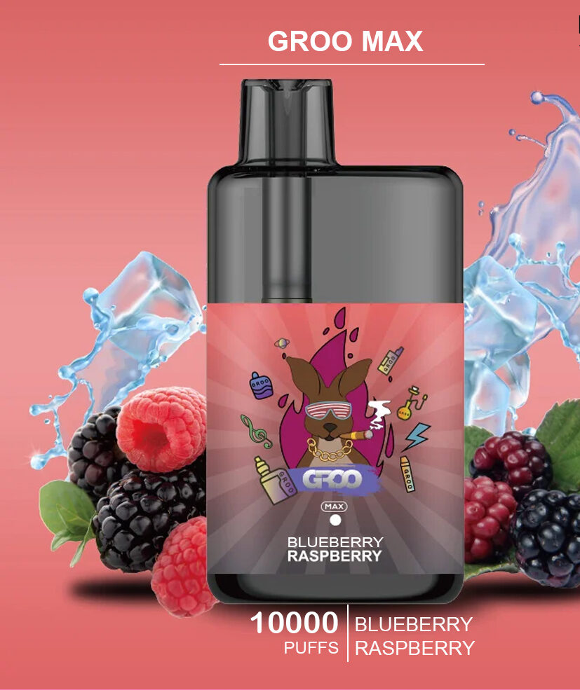 GROO MAX - BLACKBERRY RASPBERRY - 10000 PUFFS — Buy Online Australia | Buy Vape Online