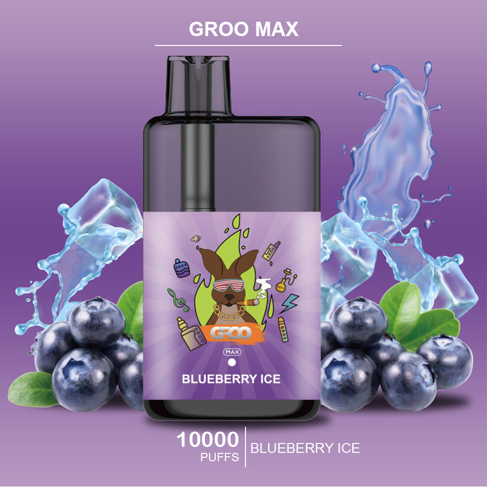 GROO MAX - BLUEBERRY ICE - 10000 PUFFS — Buy Online Australia | Buy Vape Online