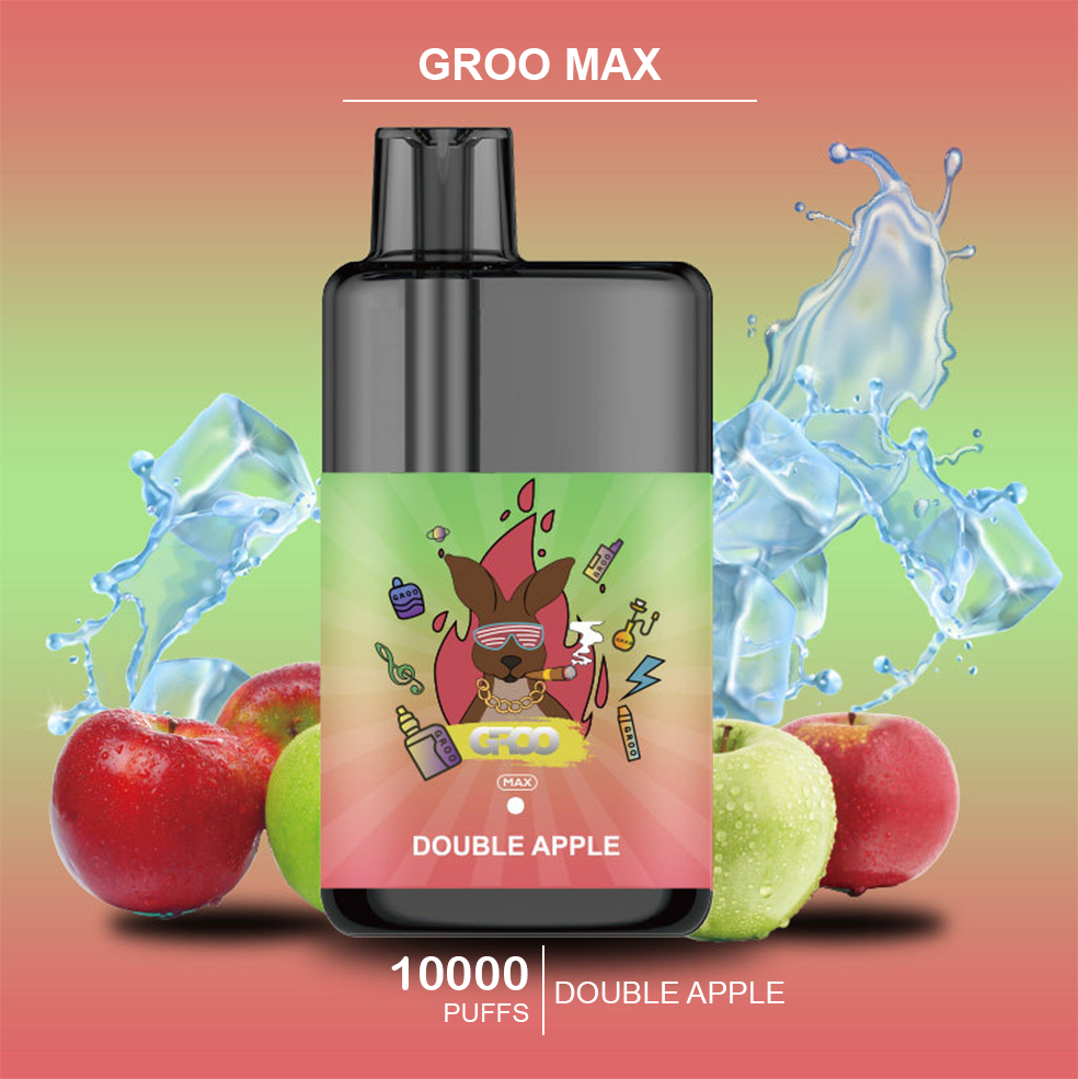 GROO MAX - DOUBLE APPLE - 10000 PUFFS — Buy Online Australia | Buy Vape Online