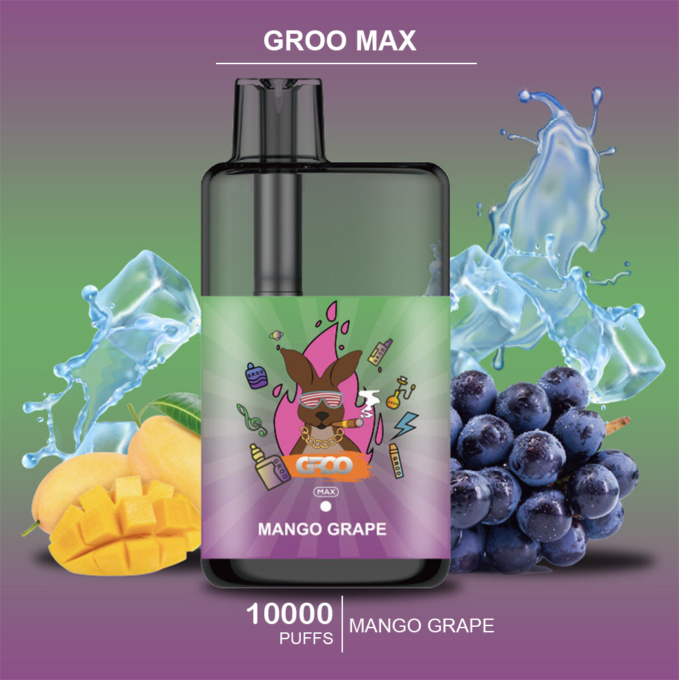 GROO MAX - MANGO GRAPE - 10000 PUFFS — Buy Online Australia | Buy Vape Online
