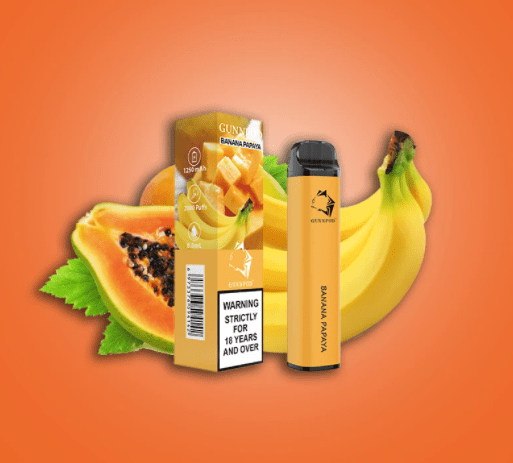 GUNNPOD BANANA PAPAYA - 2000 PUFFS — Buy Online Australia | Buy Vape Online
