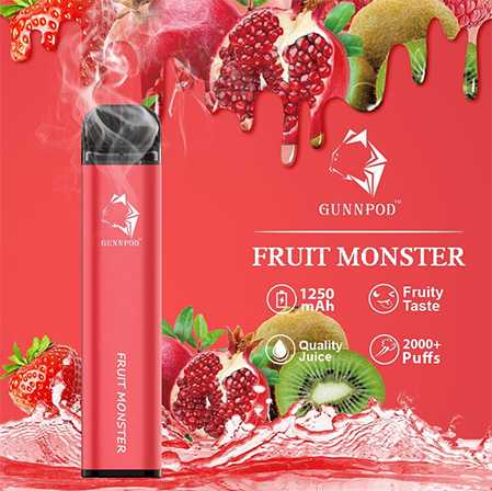 GUNNPOD FRUIT MONSTER - 2000 PUFFS — Buy Online Australia | Buy Vape Online