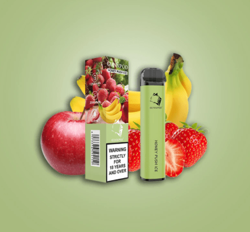 GUNNPOD HONEY PUSH ICE - 2000 PUFFS — Buy Online Australia | Buy Vape Online