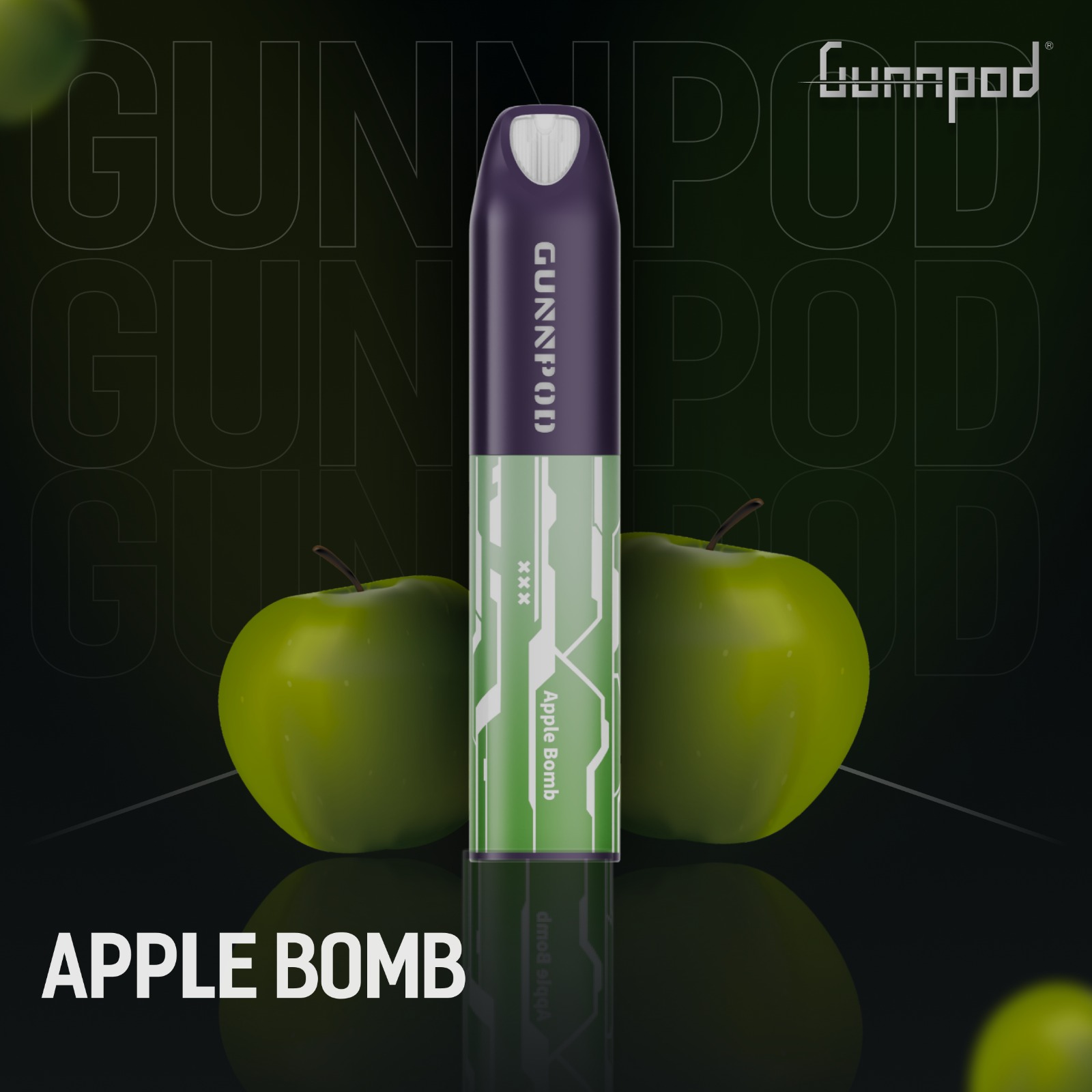 GUNNPOD LUME APPLE BOMB - 5000 PUFFS — Buy Online Australia | Buy Vape Online