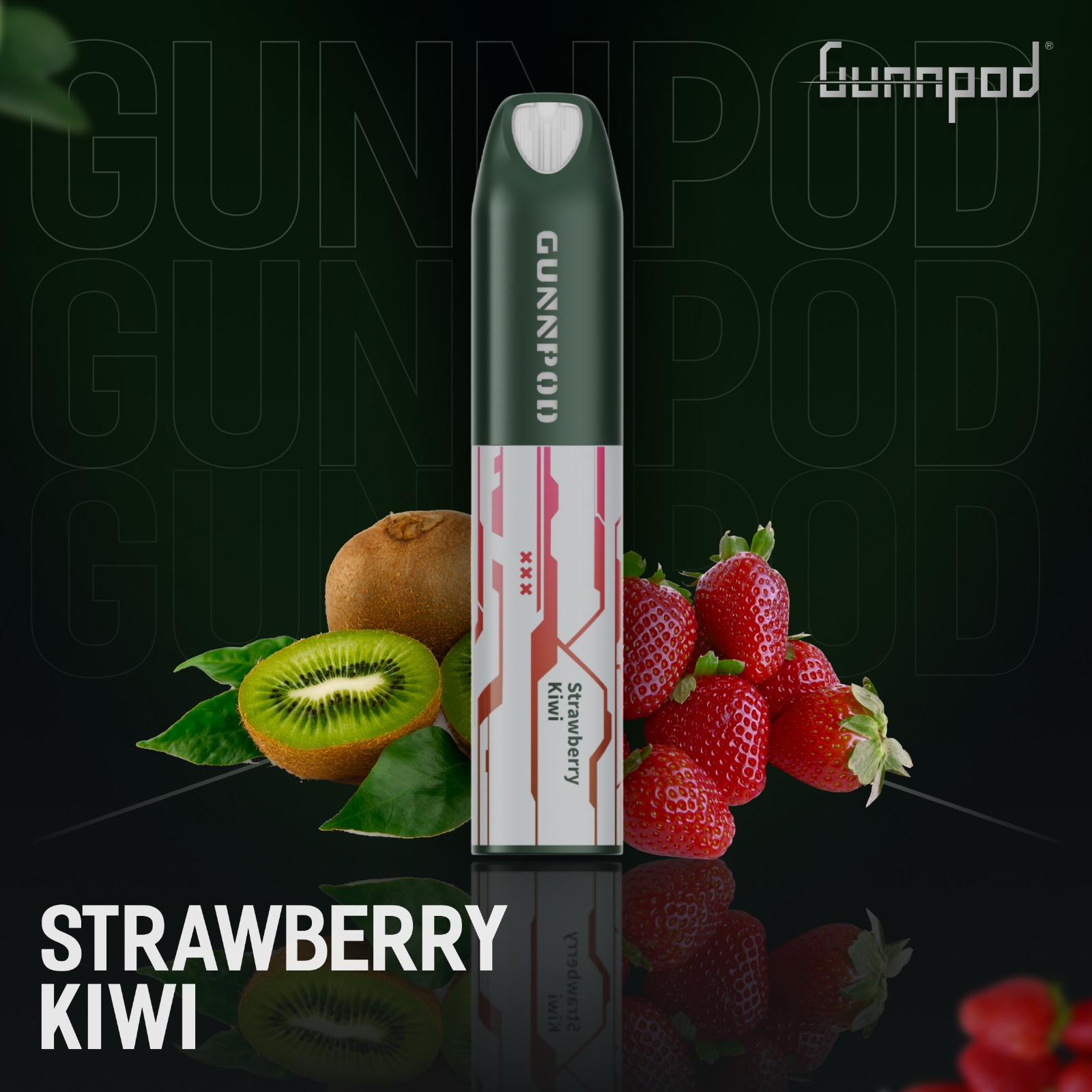 GUNNPOD LUME STRAWBERRY KIWI - 5000 PUFFS — Buy Online Australia | Buy Vape Online