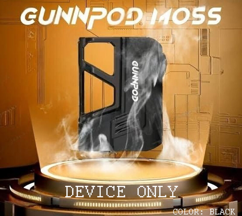 GUNNPOD MOSS - 8000 - Device Only - BLACK — Buy Online Australia | Buy Vape Online