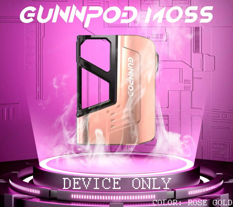 GUNNPOD MOSS - 8000 - Device Only - ROSE GOLD — Buy Online Australia | Buy Vape Online