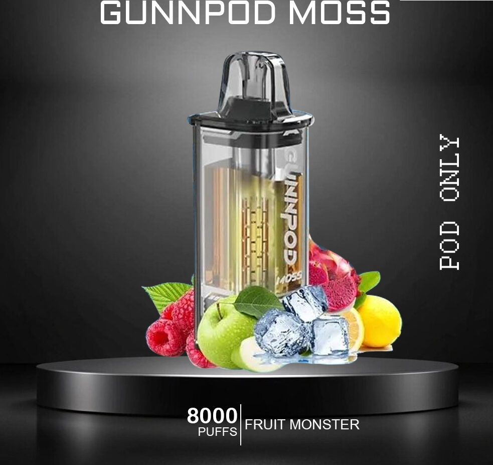 GUNNPOD MOSS - FRUIT MONSTER - 8000 PUFFS - POD ONLY — Buy Online Australia | Buy Vape Online